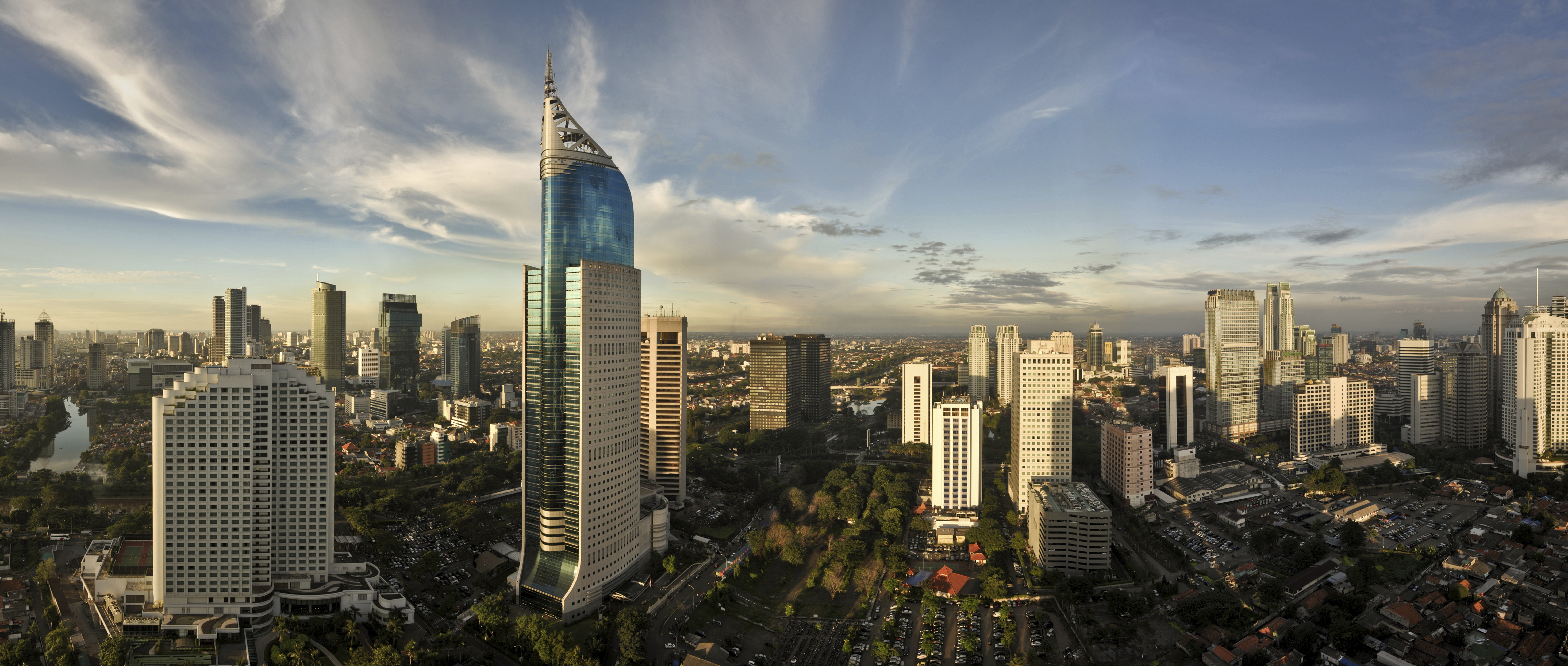 Jakarta city skyline