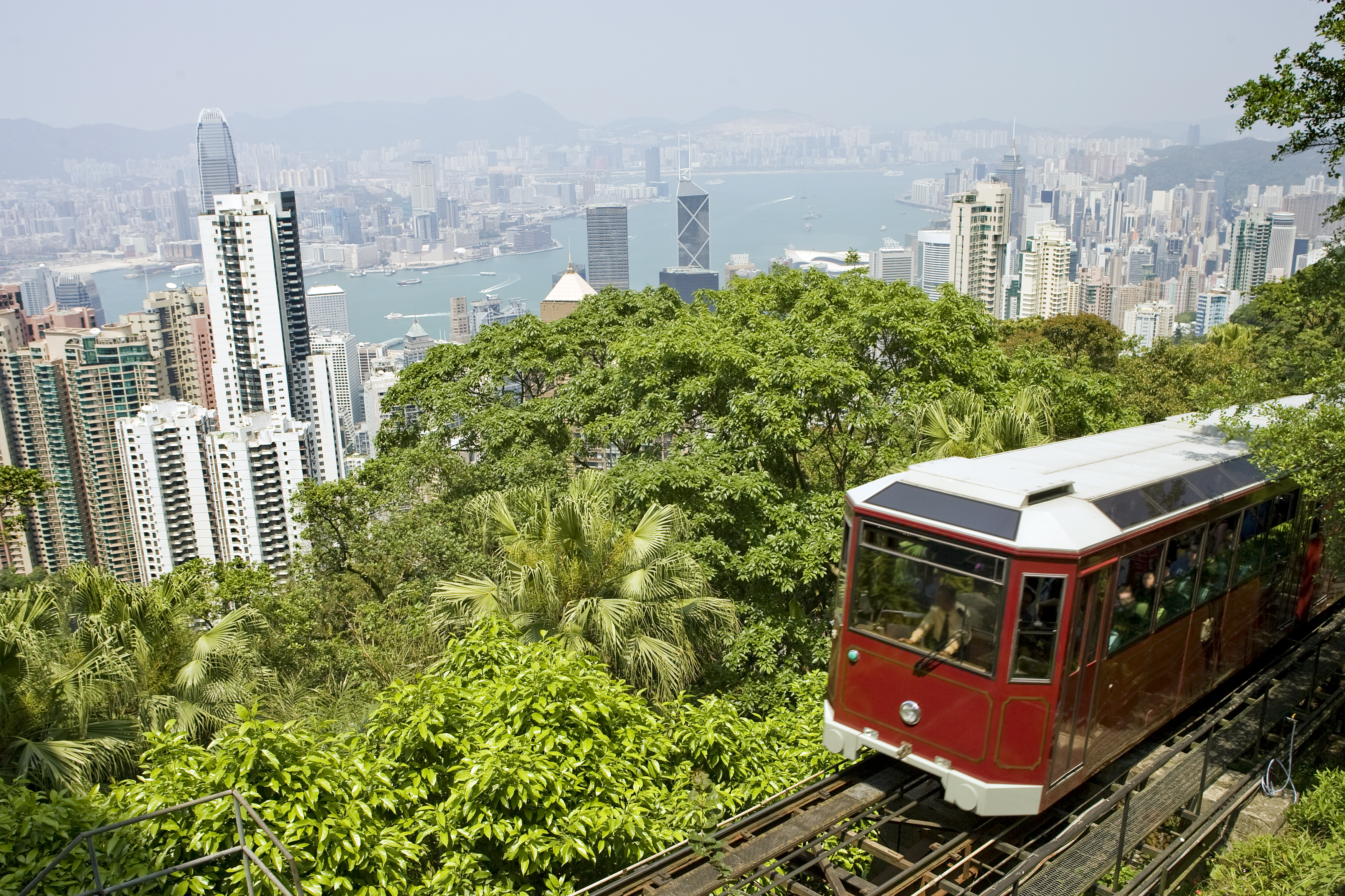 View over Hong Kong