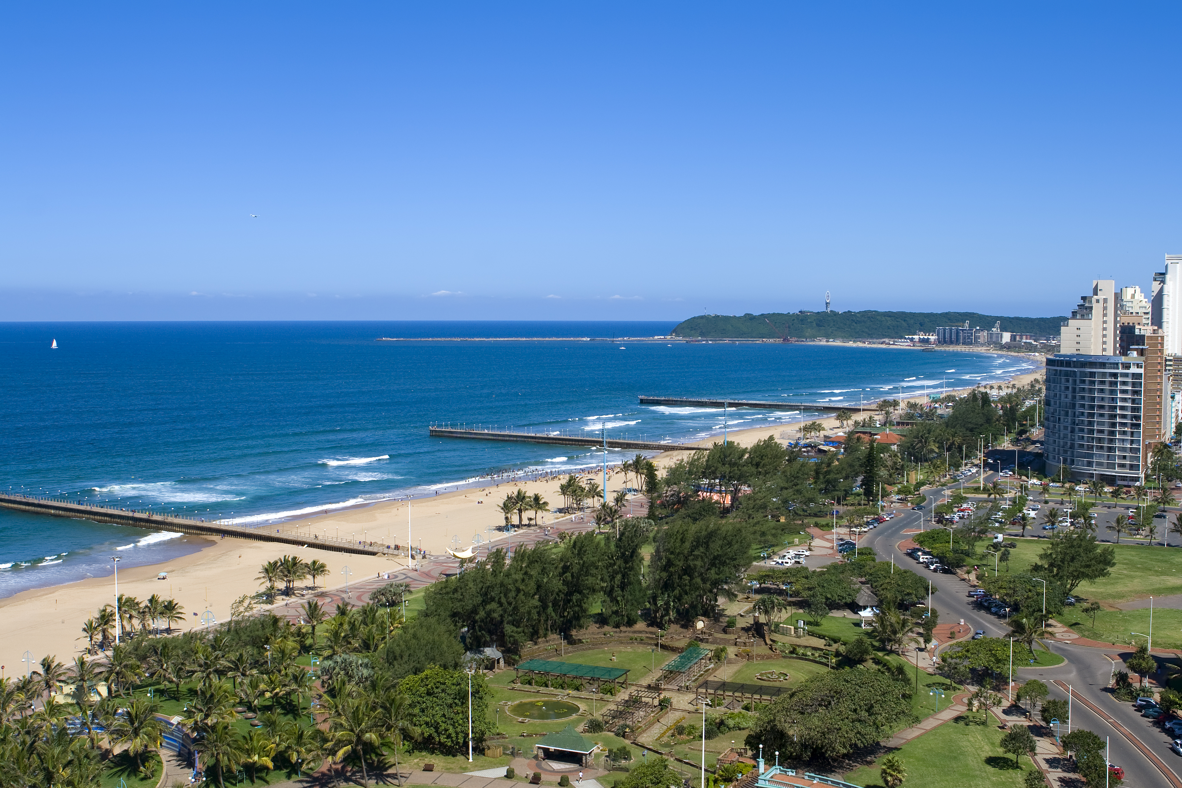 Beachfront scene, Durban