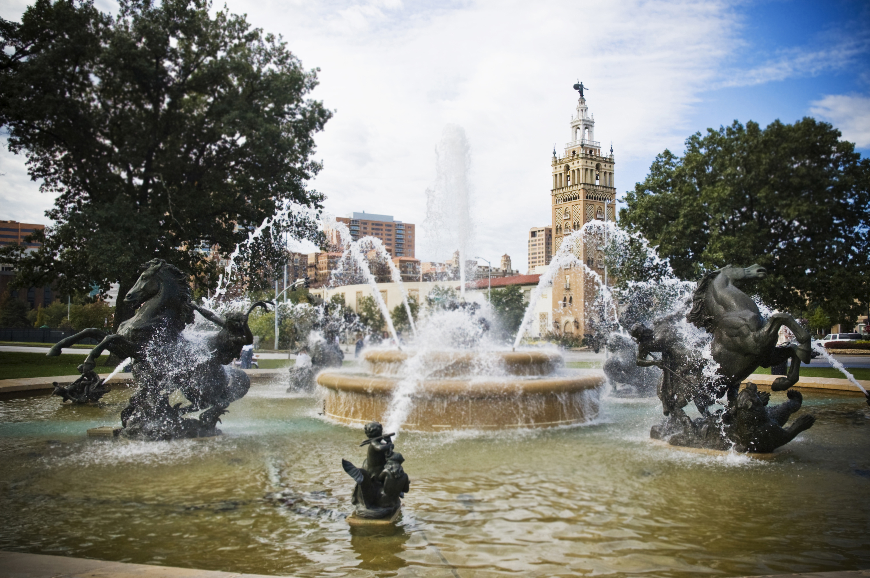 Country Club Plaza, Kansas City, Missouri, is America's oldest shopping centre
