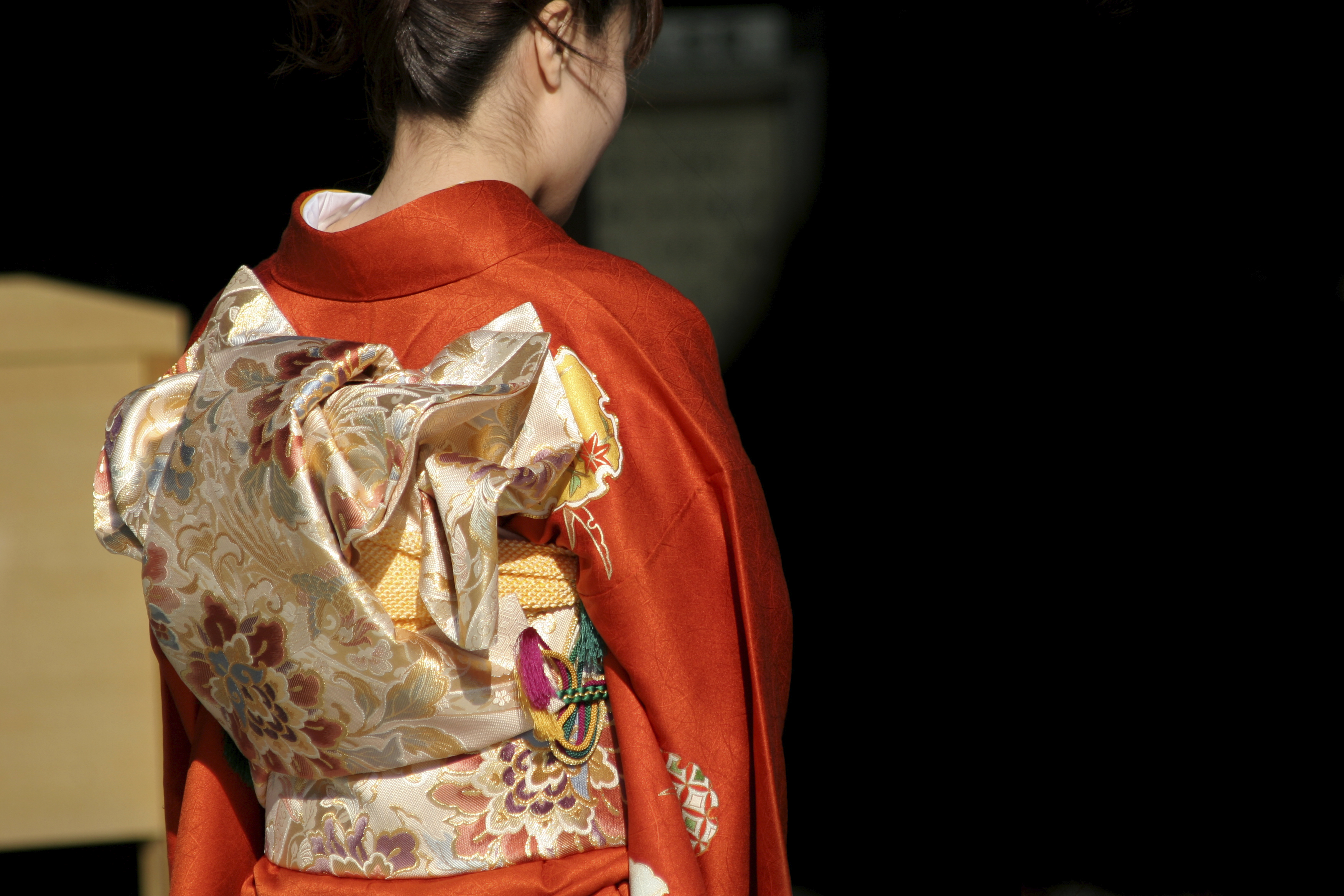 Red Kimono, Tokyo, Japan