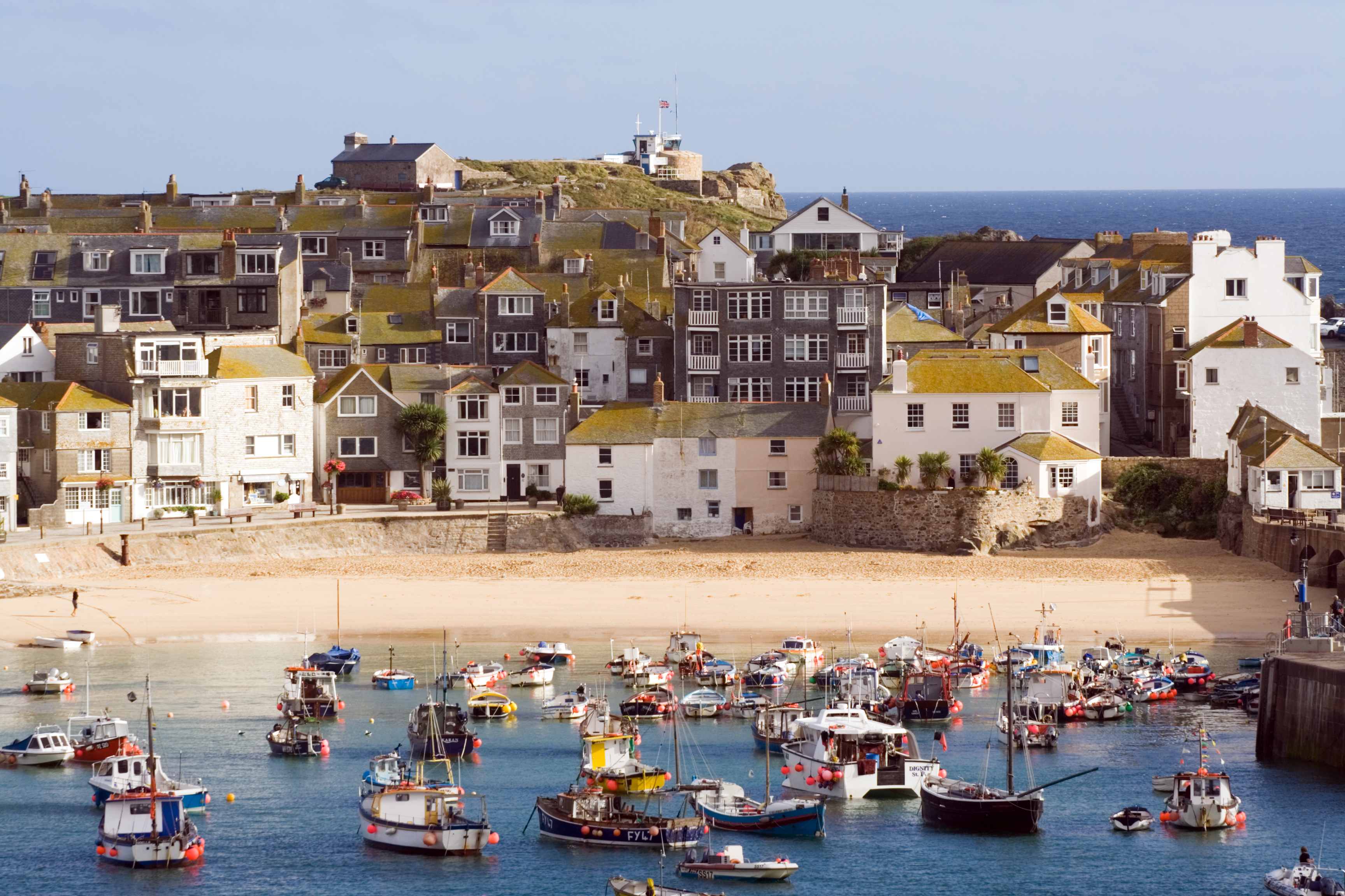 A Cornish fishing village