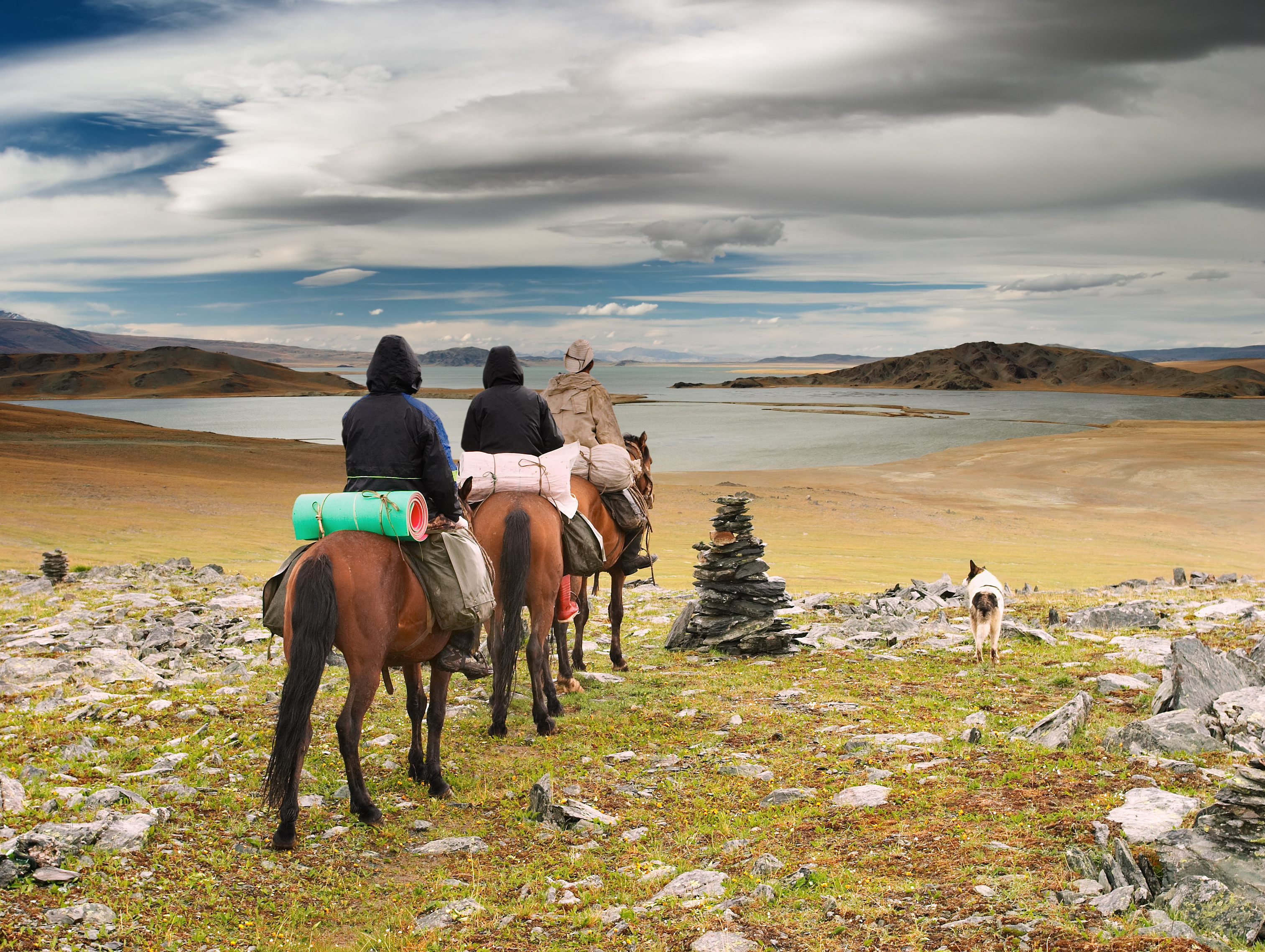 Mongolians are avid horseriders