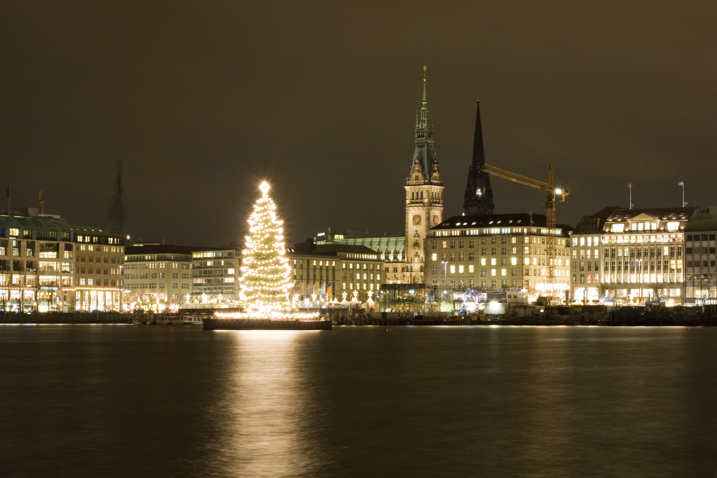 Hamburg during Christmas, Germany