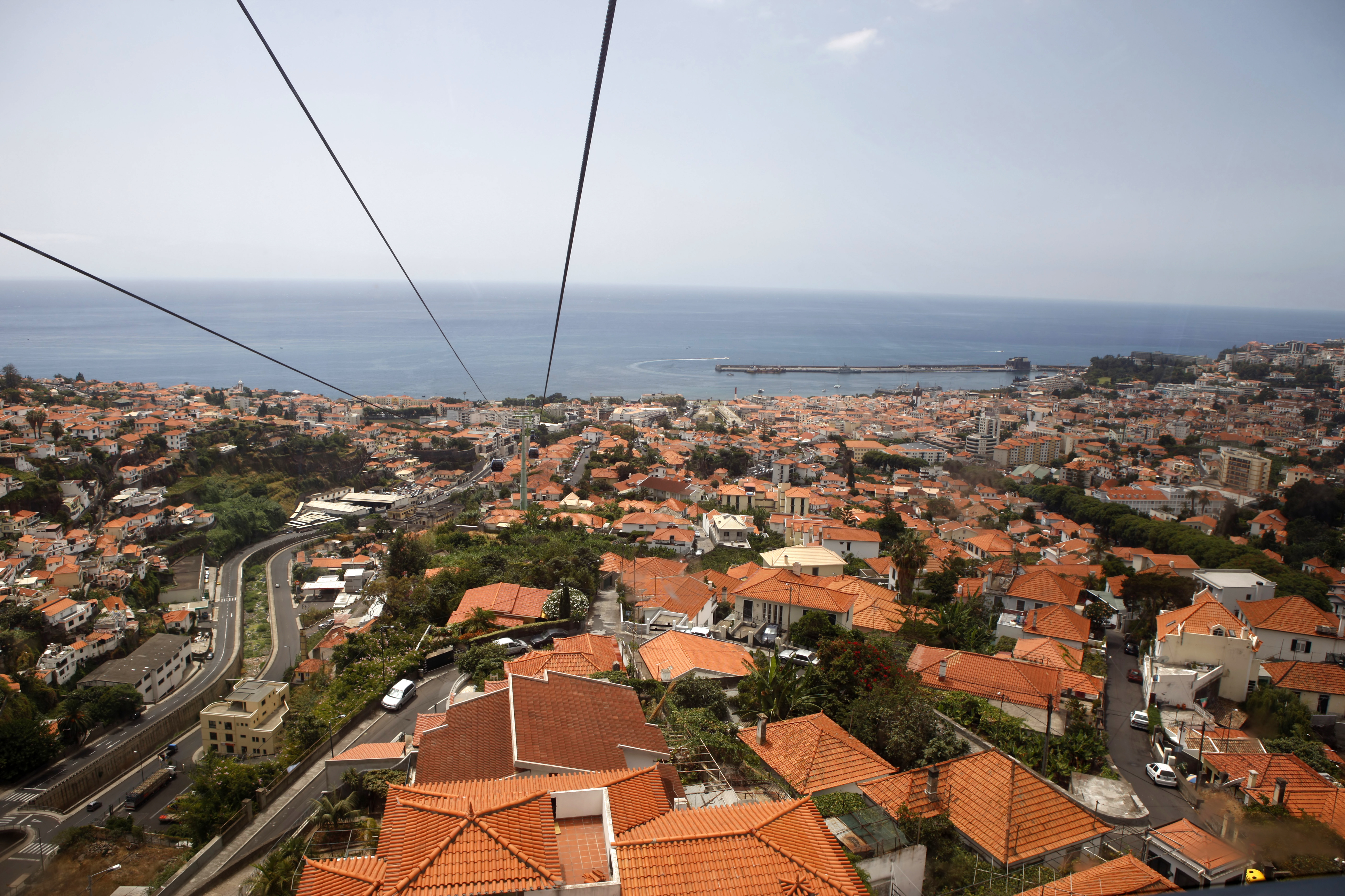 Cable car over Funchal, Madeira