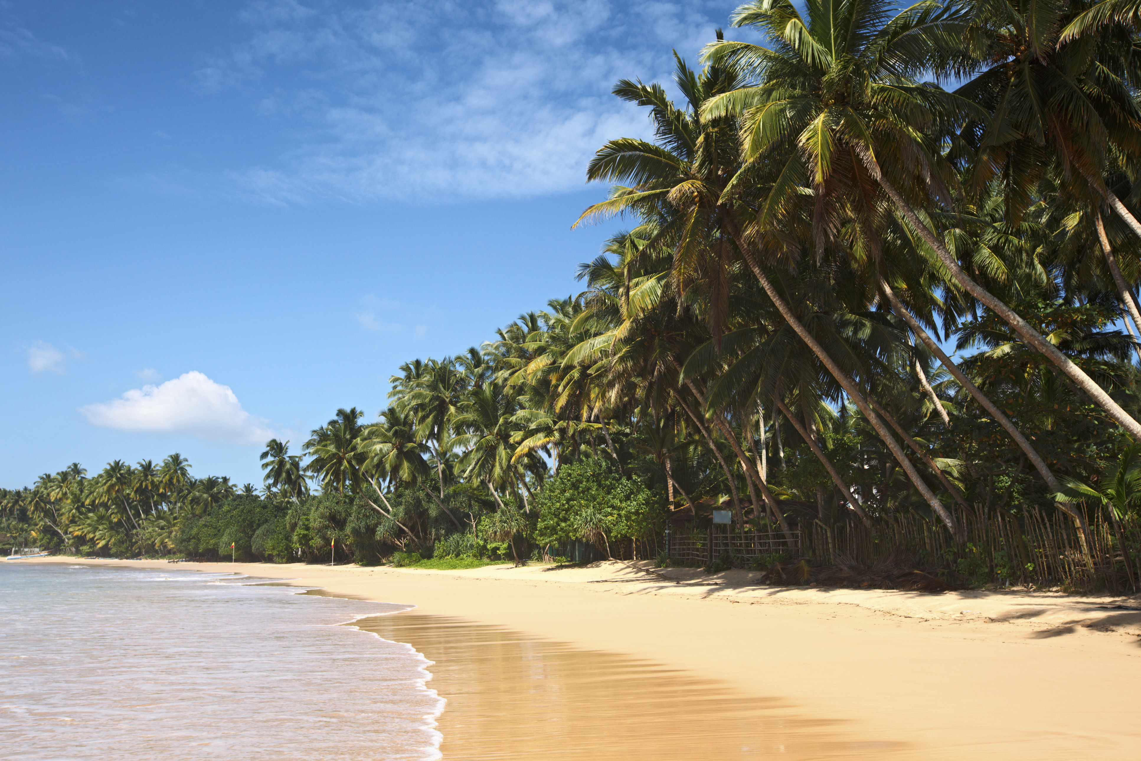 Sri Lanka has beautiful beaches