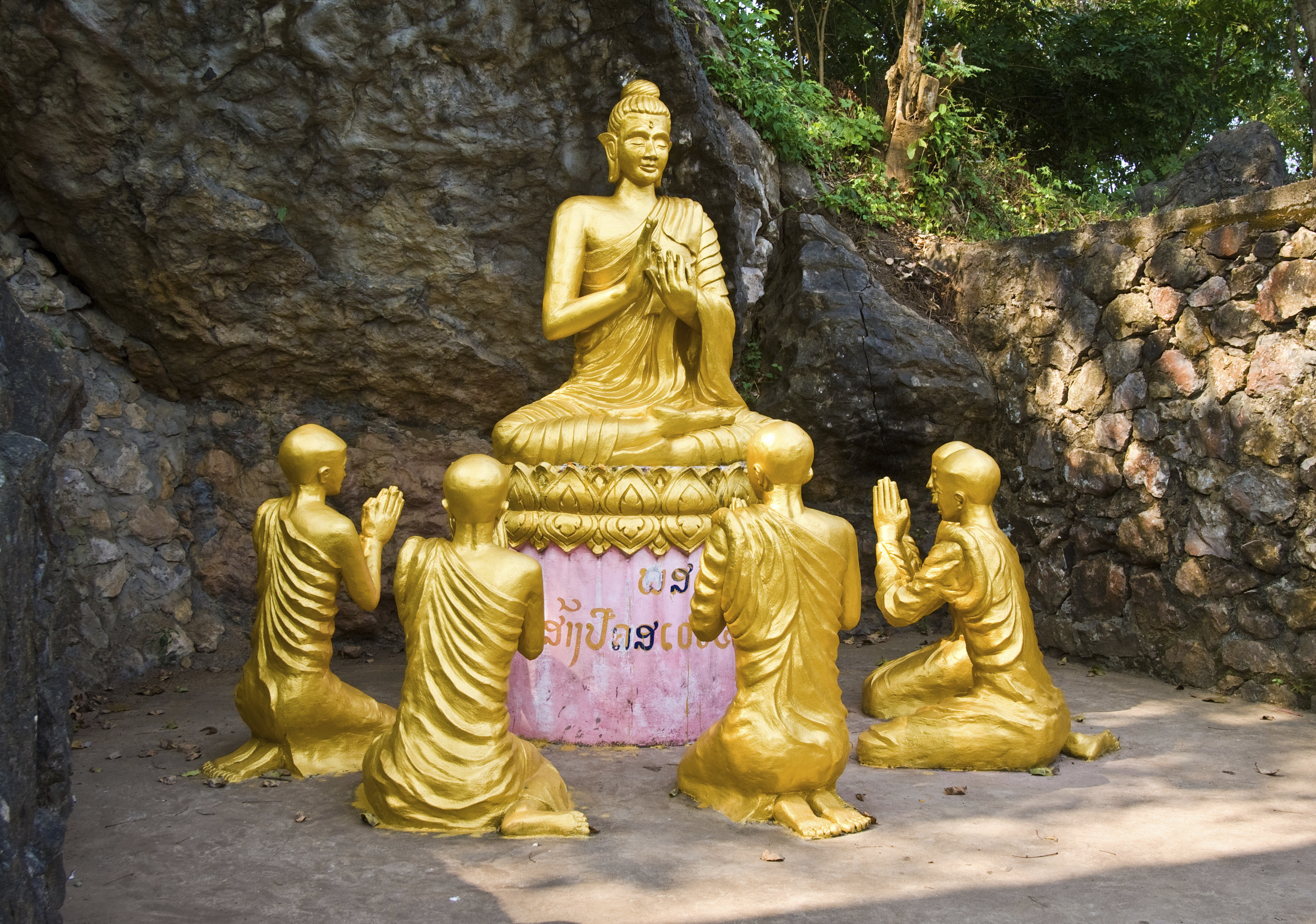 Bhuddas in Pak Ou Caves, Laos