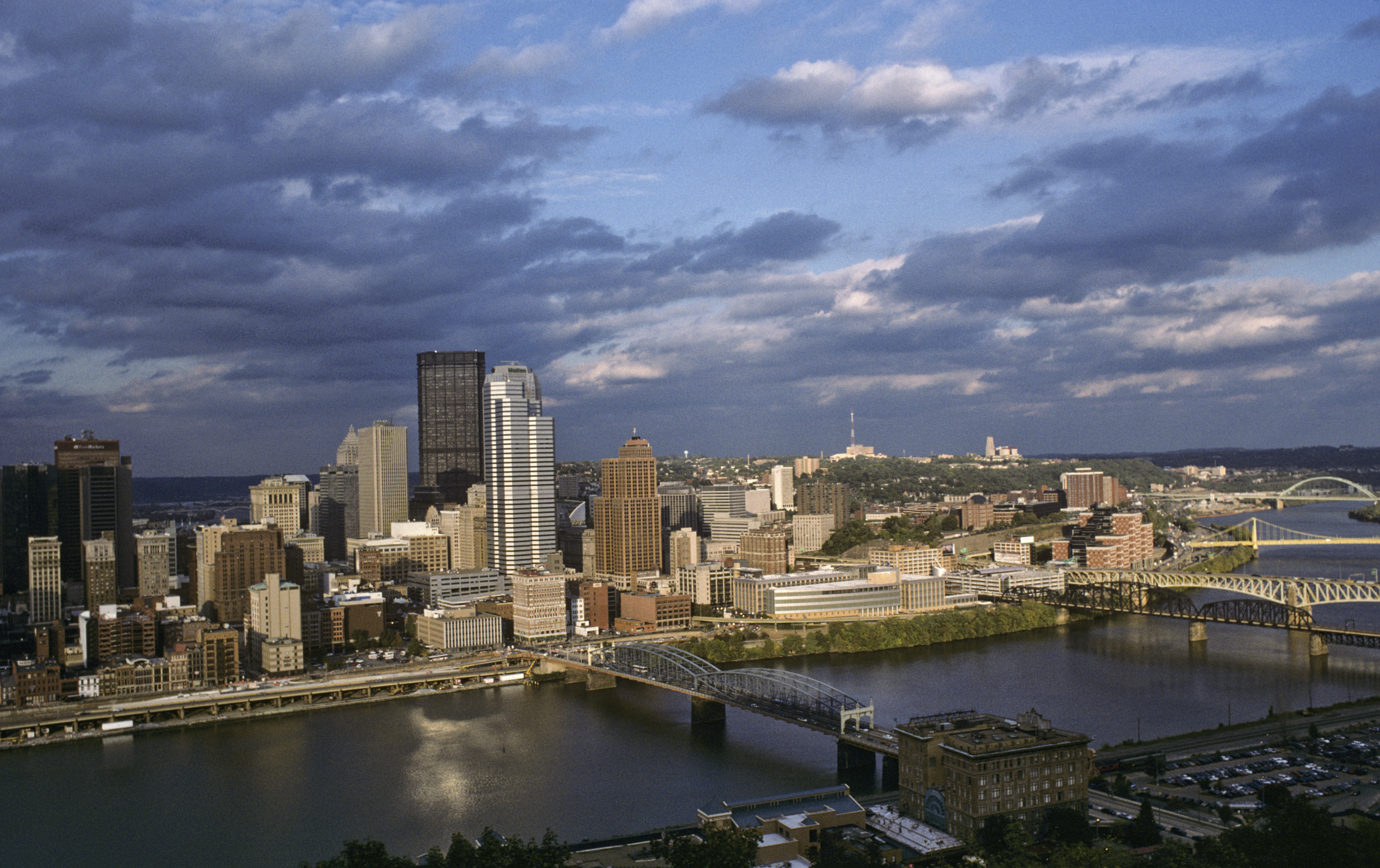 Pittsburgh skyline at dusk, Pennsylvania