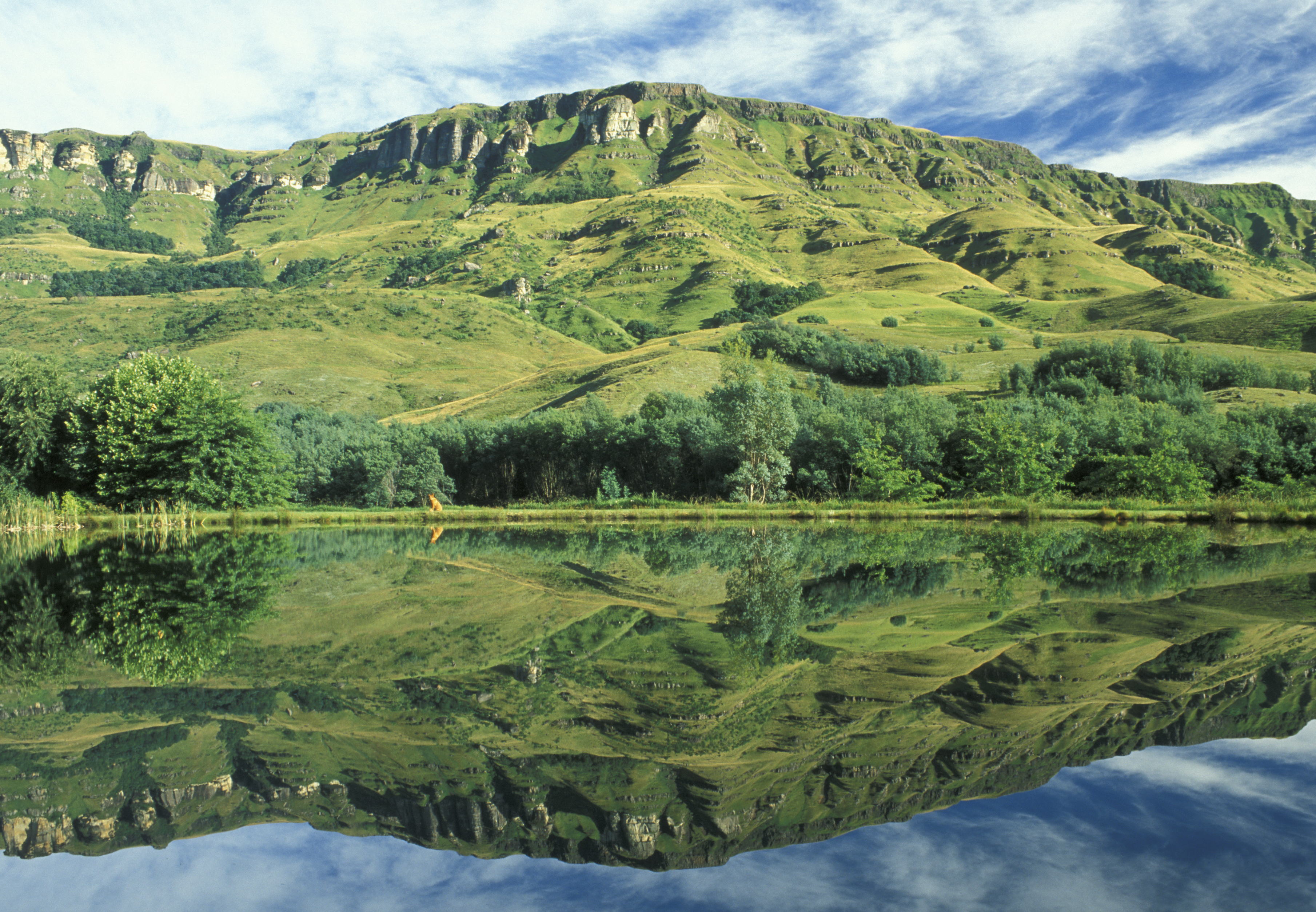 Go hiking in the Drakensburg Mountains in South Africa