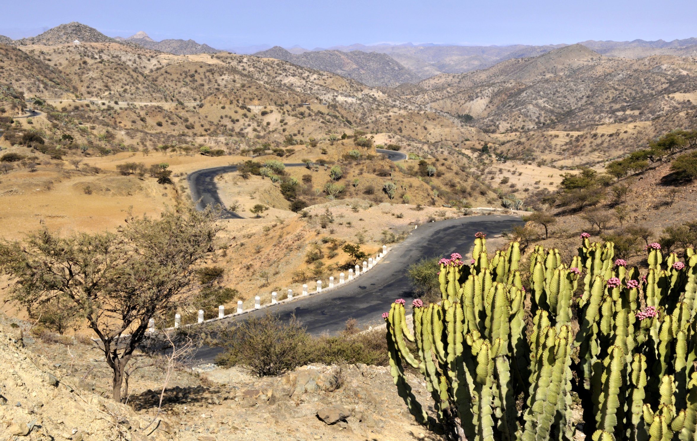 Landscape on the road from Asmara to Keren, Eritrea