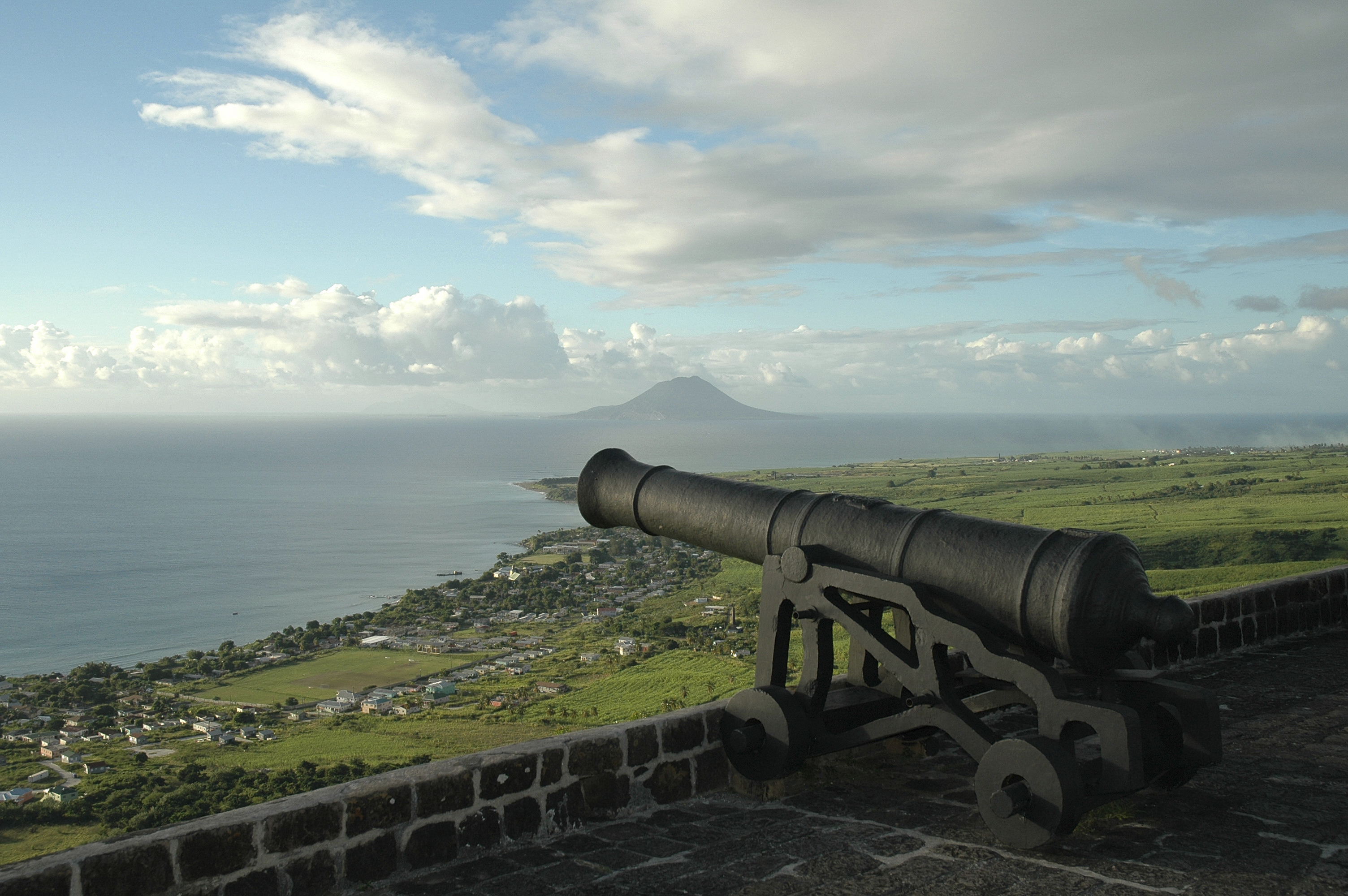 Cannon on Brimstone Hill, St Kitts