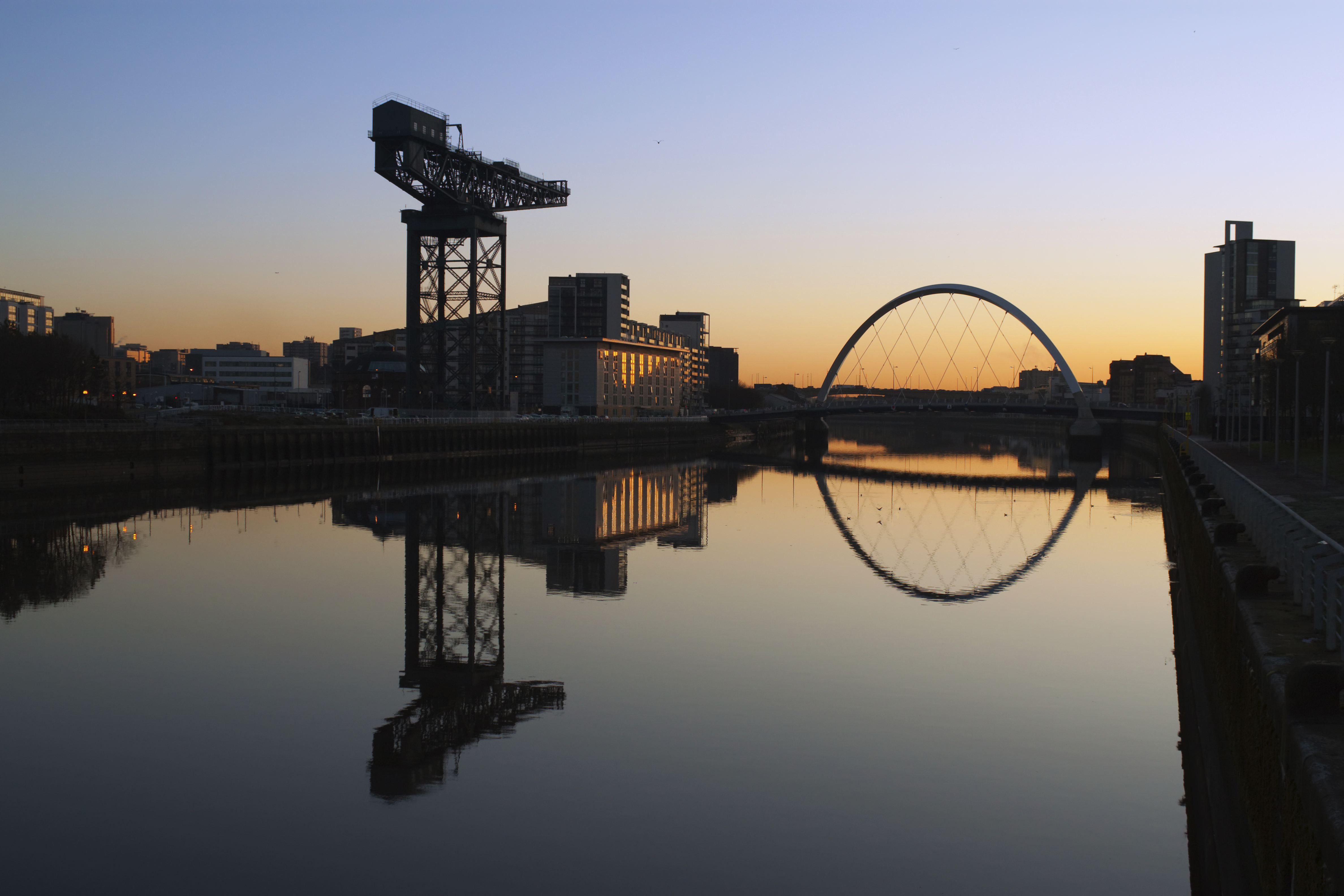 Glasgow's Clyde Arc is known locally as the Squinty Bridge