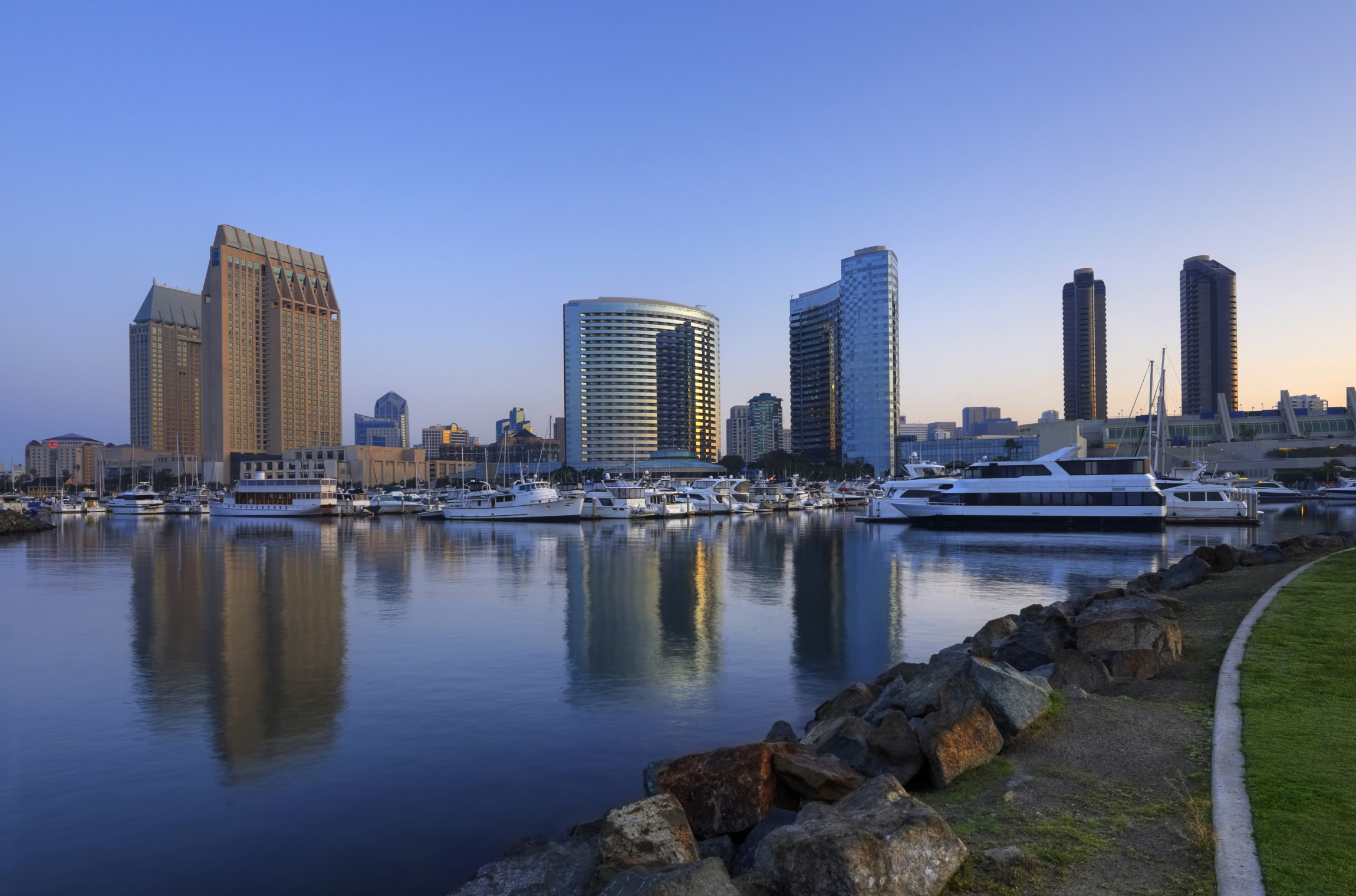 San Diego's downtown marina