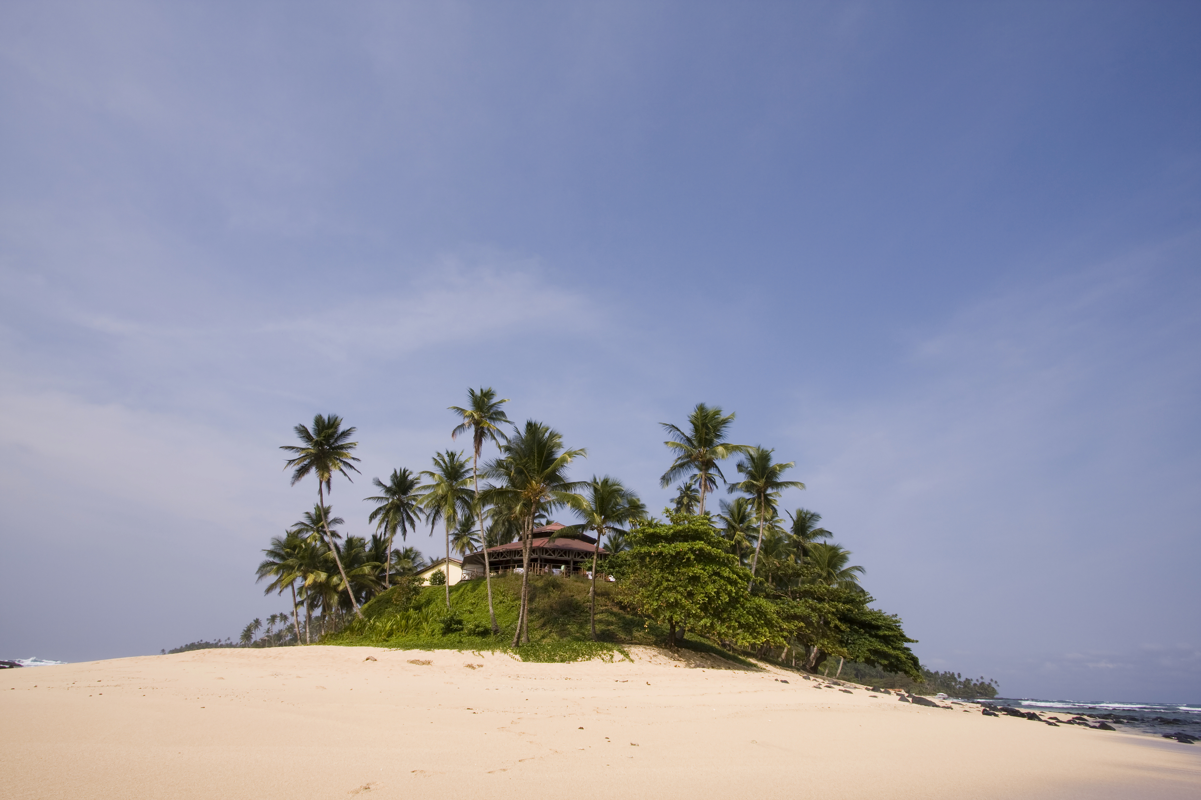 Relaxing oasis on the beaach, Sao Tome e Principe