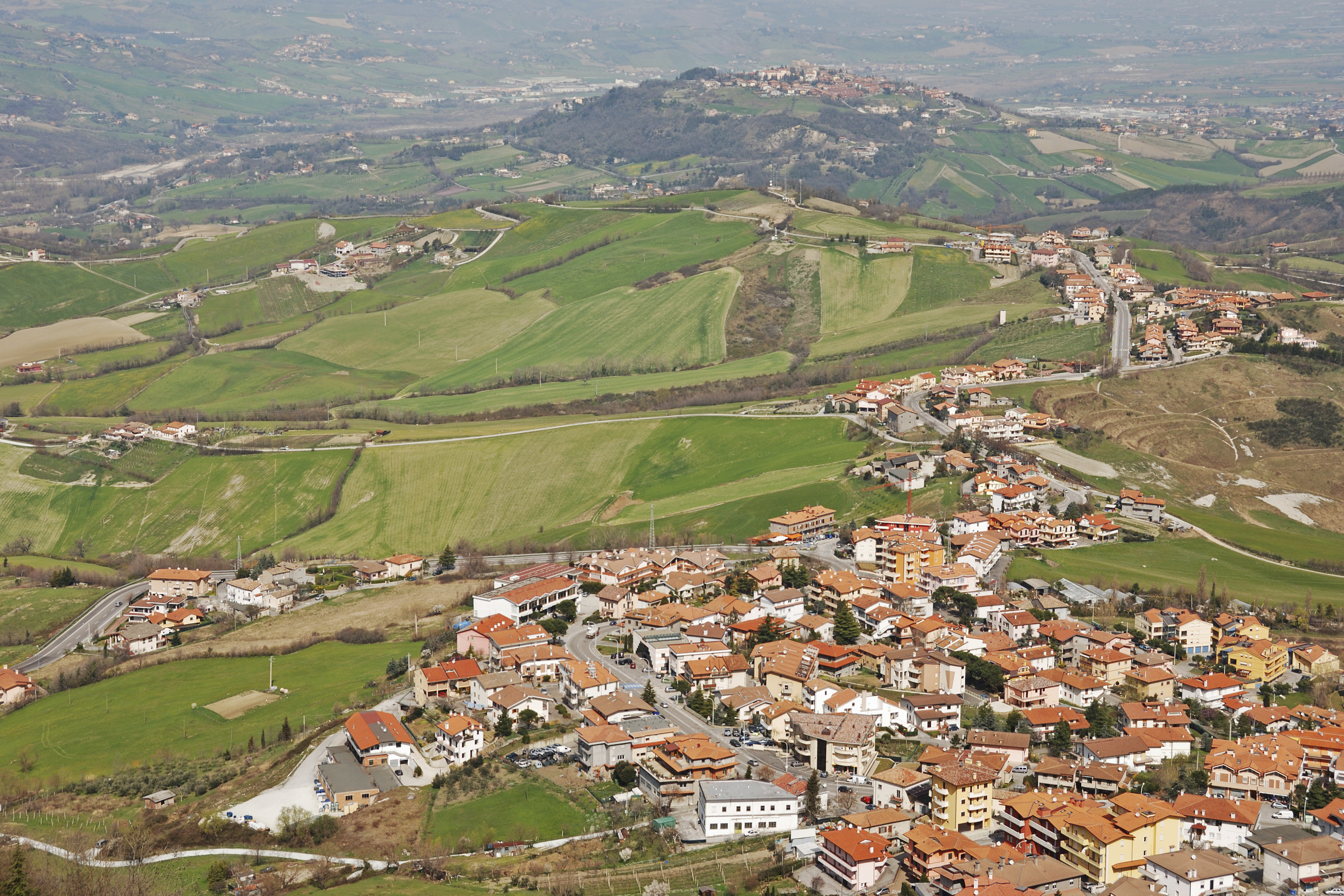 San Marino from above