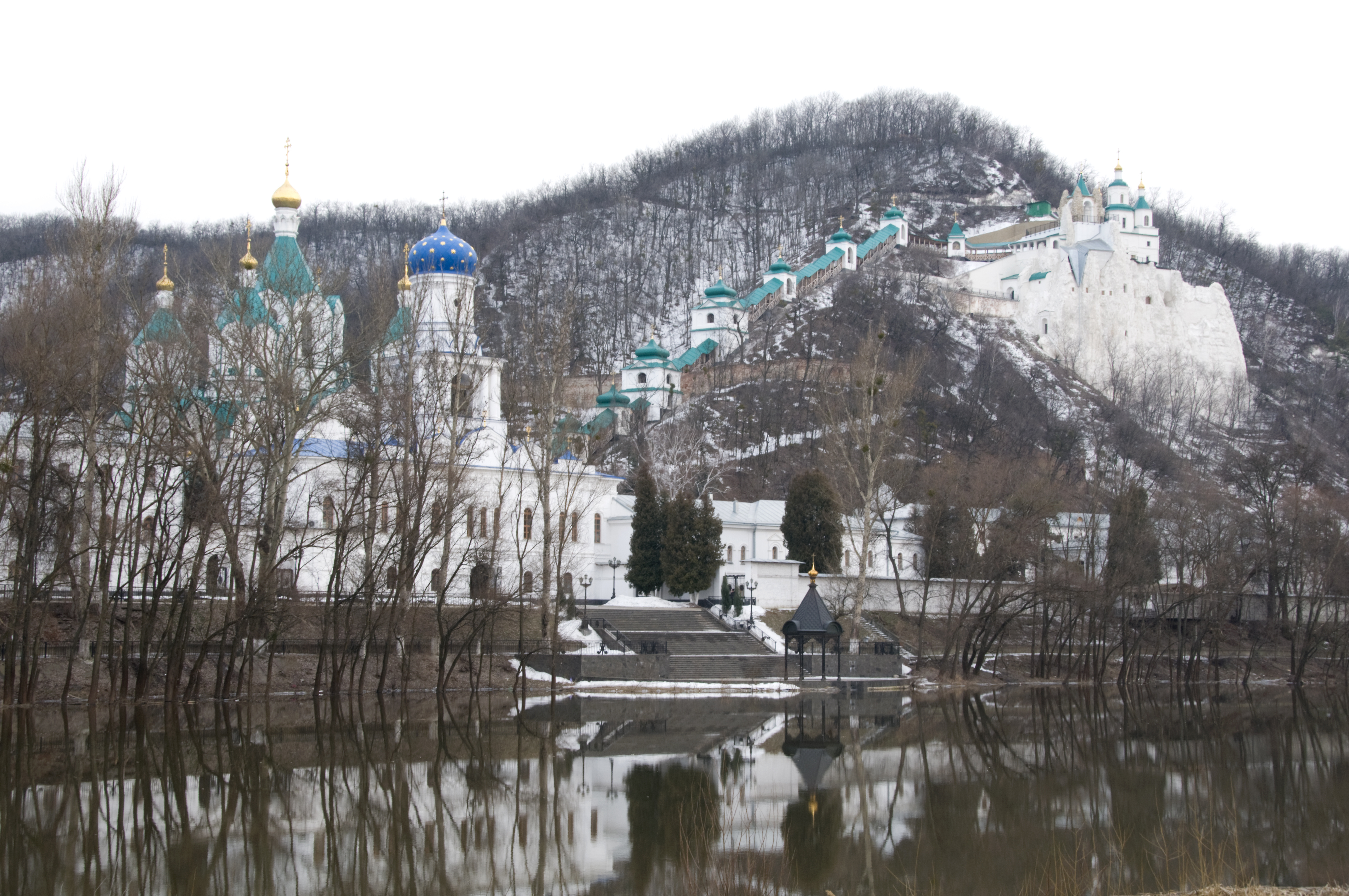 Beautiful remote monastery, Ukraine