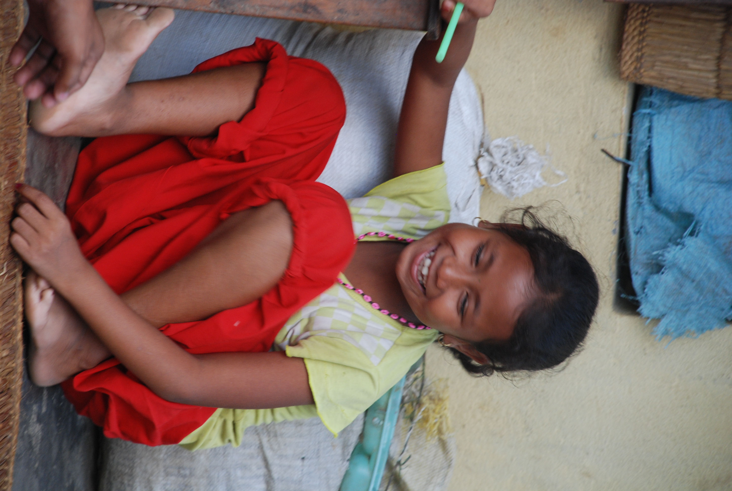 Tharu girl in Chitwan, Nepal