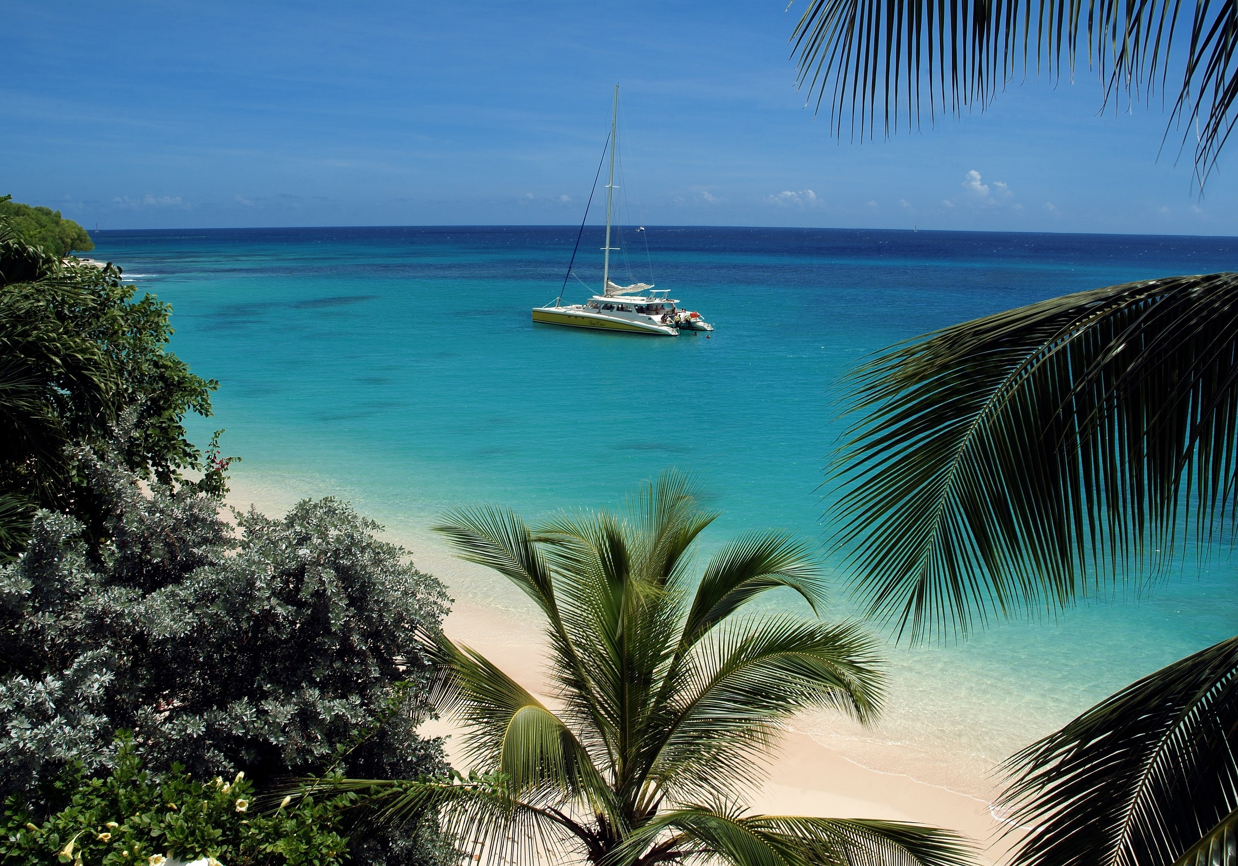 Catamaran trip in Barbados