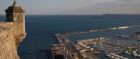 Port of Alicante, from the Santa Barbara Castle