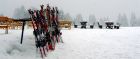 Skis in the snow, Pamporovo