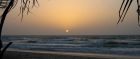 Sunset on the Gambian coast