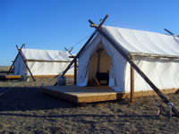 Camp in luxury on Montana's Great Plains